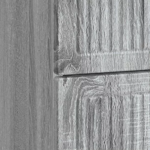  Éjjeliszekrény fiókkal 2 pcs Szürke Sonoma 43 x 34,5 x 47,5 cm