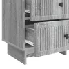  Éjjeliszekrény fiókkal 2 pcs Szürke Sonoma 43 x 34,5 x 47,5 cm
