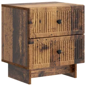    Éjjeliszekrény fiókkal Antik Fa 43 x 34,5 x 47,5 cm Szerelt Fa