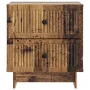  Éjjeliszekrény 2 pcs Antik Fa 43 x 34,5 x 47,5 cm Szerelt Fa