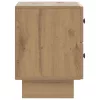  Éjjeliszekrény fiókkal 2 pcs Kézműves Tölgy 43 x 34,5 x 47,5 cm