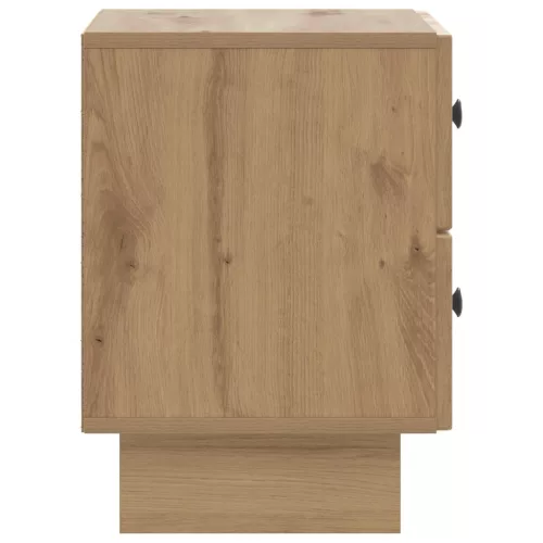  Éjjeliszekrény fiókkal 2 pcs Kézműves Tölgy 43 x 34,5 x 47,5 cm