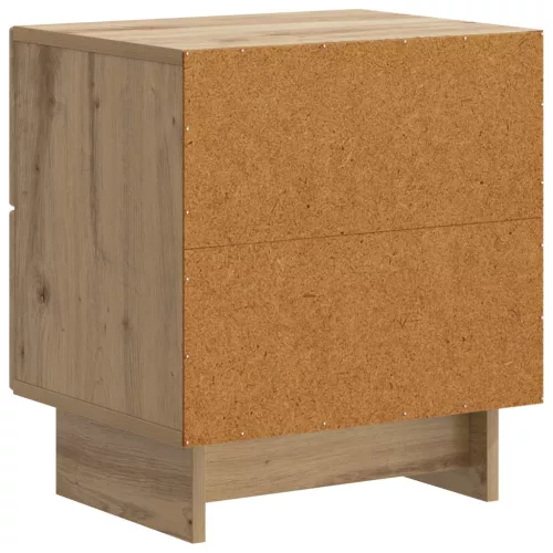 Éjjeliszekrény fiókkal 2 pcs Kézműves Tölgy 43 x 34,5 x 47,5 cm