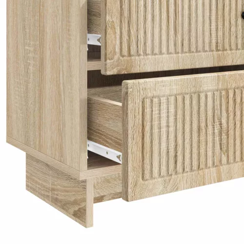  Éjjeliszekrény Sonoma Tölgy 62 x 34,5 x 47,5 cm Szerelt Fa