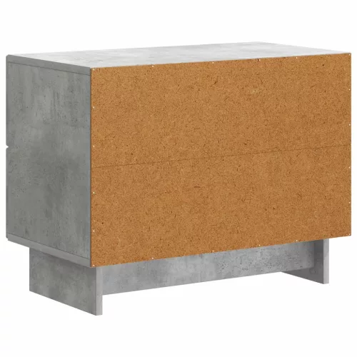  Éjjeliszekrény Betonszürke 62 x 34,5 x 47,5 cm Szerelt Fa