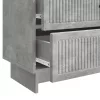  Éjjeliszekrény Betonszürke 62 x 34,5 x 47,5 cm Szerelt Fa