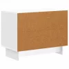  Éjjeliszekrény Magasfényű Fehér 62 x 34,5 x 47,5 cm Szerelt Fa