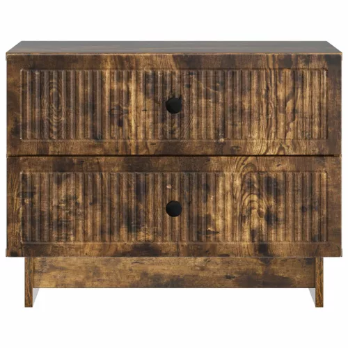  Éjjeliszekrény Füstös Tölgy 62 x 34,5 x 47,5 cm Szerelt Fa