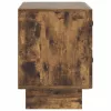  Éjjeliszekrény Füstös Tölgy 62 x 34,5 x 47,5 cm Szerelt Fa
