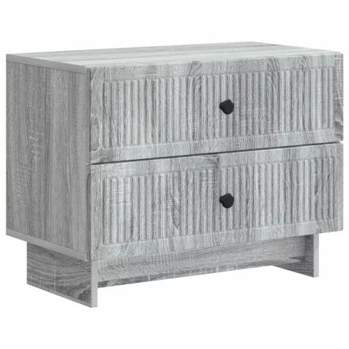  Éjjeliszekrény Szürke Sonoma 62 x 34,5 x 47,5 cm Szerelt Fa