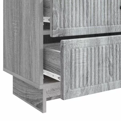  Éjjeliszekrény Szürke Sonoma 62 x 34,5 x 47,5 cm Szerelt Fa