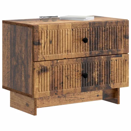  Éjjeliszekrény fiókkal Antik Fa 62 x 34,5 x 47,5 cm Szerelt Fa