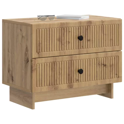  Éjjeliszekrény Kézműves Tölgy 62 x 34,5 x 47,5 cm Szerelt Fa