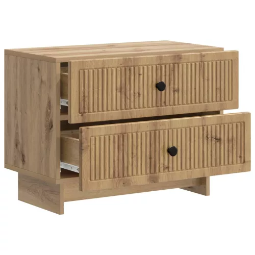  Éjjeliszekrény Kézműves Tölgy 62 x 34,5 x 47,5 cm Szerelt Fa