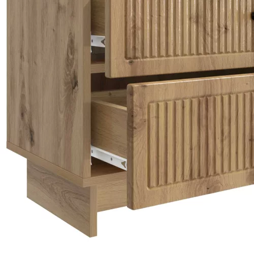  Éjjeliszekrény Kézműves Tölgy 62 x 34,5 x 47,5 cm Szerelt Fa