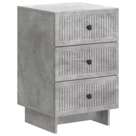    Éjjeliszekrény fiókkal Betonszürke 43 x 41 x 66,5 cm Szerelt Fa