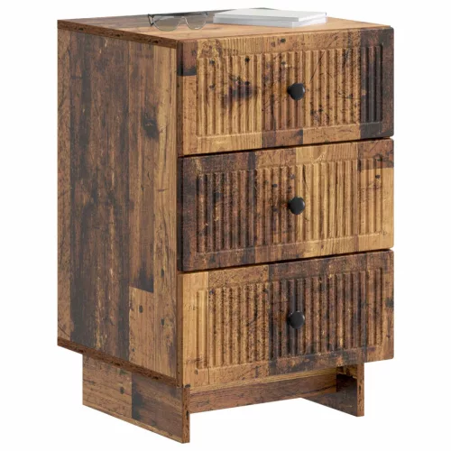  Éjjeliszekrény fiókkal Antik Fa 43 x 41 x 66,5 cm Szerelt Fa