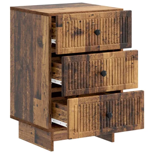  Éjjeliszekrény fiókkal Antik Fa 43 x 41 x 66,5 cm Szerelt Fa