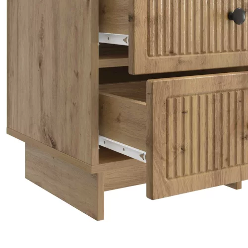  Éjjeliszekrény Kézműves Tölgy 43 x 41 x 66,5 cm Szerelt Fa