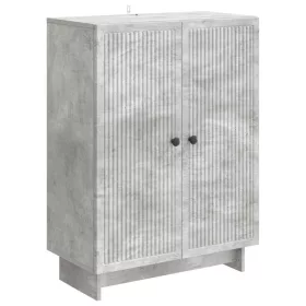  Széf Betonszürke 66 x 34,5 x 90 cm Szerelt Fa