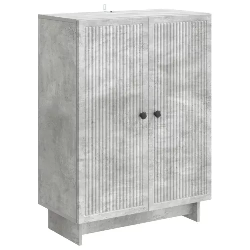  Széf Betonszürke 66 x 34,5 x 90 cm Szerelt Fa