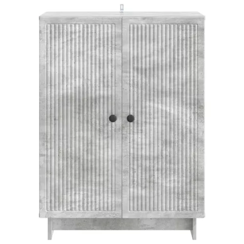  Széf Betonszürke 66 x 34,5 x 90 cm Szerelt Fa