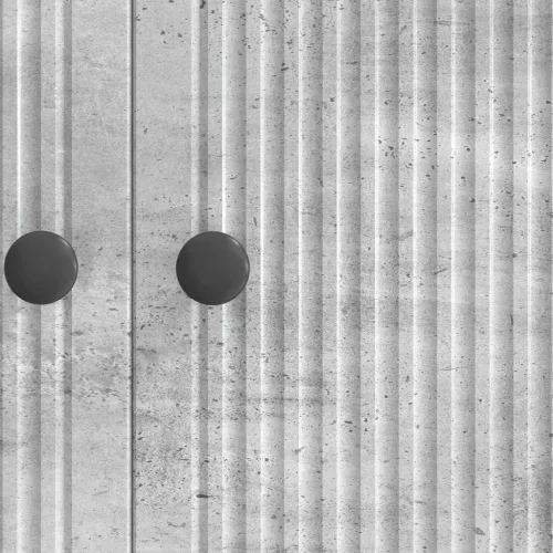  Széf Betonszürke 66 x 34,5 x 90 cm Szerelt Fa