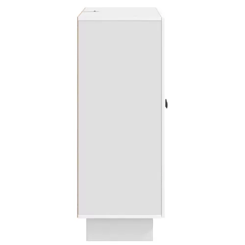  Széf Magasfényű Fehér 66 x 34,5 x 90 cm Szerelt Fa