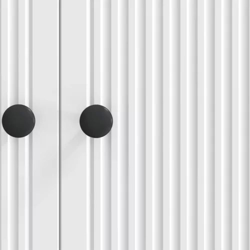  Széf Magasfényű Fehér 66 x 34,5 x 90 cm Szerelt Fa