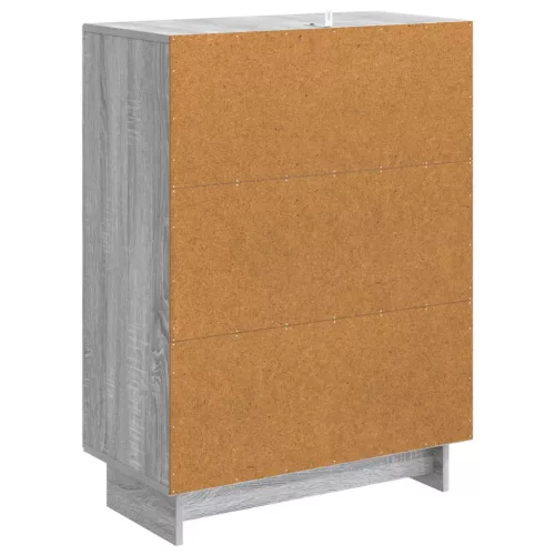  Széf Szürke Sonoma 66 x 34,5 x 90 cm Szerelt Fa