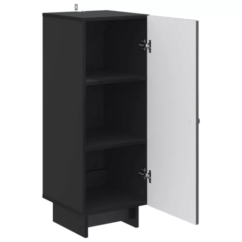  Cabinet Fekete 33 x 34,5 x 90 cm Mérnöki fa