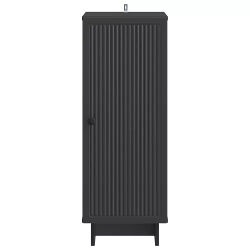  Cabinet Fekete 33 x 34,5 x 90 cm Mérnöki fa