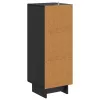  Cabinet Fekete 33 x 34,5 x 90 cm Mérnöki fa