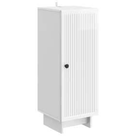  Cabinet Magasfényű Fehér 33 x 34,5 x 90 cm Mérnöki fa