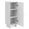  Cabinet Magasfényű Fehér 33 x 34,5 x 90 cm Mérnöki fa