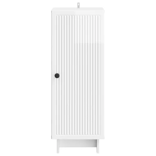  Cabinet Magasfényű Fehér 33 x 34,5 x 90 cm Mérnöki fa