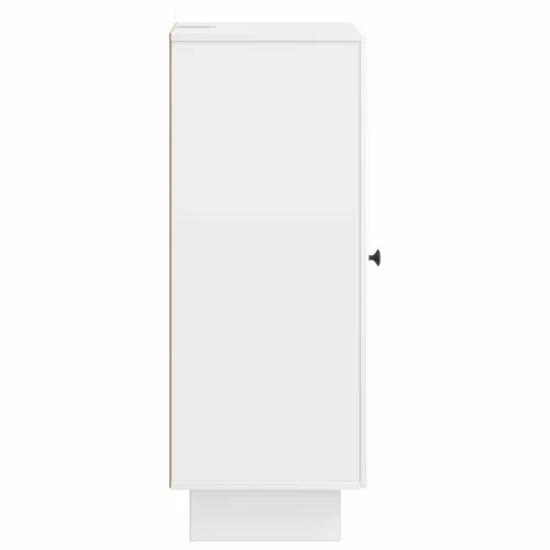  Cabinet Magasfényű Fehér 33 x 34,5 x 90 cm Mérnöki fa