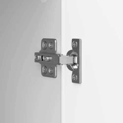  Cabinet Magasfényű Fehér 33 x 34,5 x 90 cm Mérnöki fa