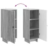  Cabinet Szürke Sonoma 33 x 34,5 x 90 cm Mérnöki fa