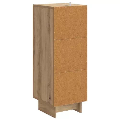  Cabinet Kézműves Tölgy 33 x 34,5 x 90 cm Mérnöki fa