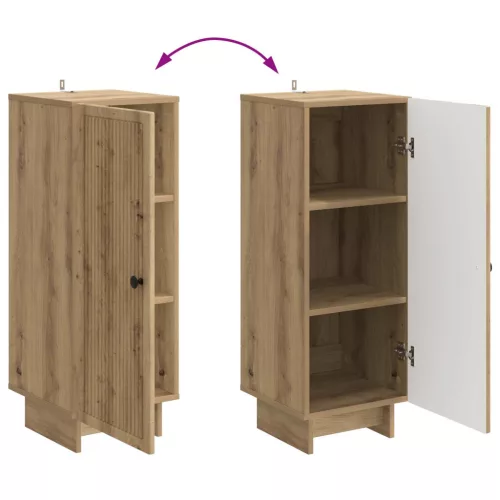 Cabinet Kézműves Tölgy 33 x 34,5 x 90 cm Mérnöki fa