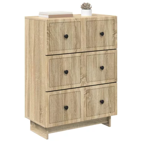  Fiókos szekrény Sonoma Tölgy 66 x 34,5 x 90 cm Szerelt Fa