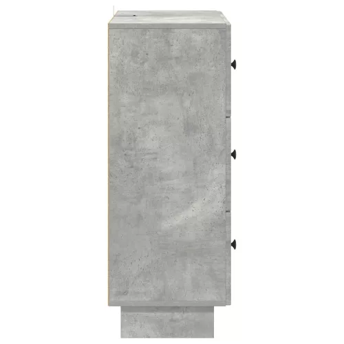  Fiókos szekrény Betonszürke 66 x 34,5 x 90 cm Szerelt Fa