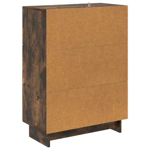  Fiókos szekrény Füstös Tölgy 66 x 34,5 x 90 cm Szerelt Fa