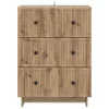  Fiókos szekrény Kézműves Tölgy 66 x 34,5 x 90 cm Szerelt Fa