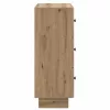  Fiókos szekrény Kézműves Tölgy 66 x 34,5 x 90 cm Szerelt Fa