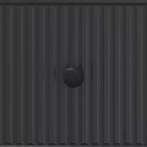  Fiókos szekrény Fekete 33 x 34,5 x 90 cm Szerelt Fa