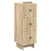  Fiókos szekrény Sonoma Tölgy 33 x 34,5 x 90 cm Szerelt Fa