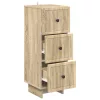  Fiókos szekrény Sonoma Tölgy 33 x 34,5 x 90 cm Szerelt Fa