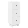  Fiókos szekrény Magasfényű Fehér 33 x 34,5 x 90 cm Szerelt Fa